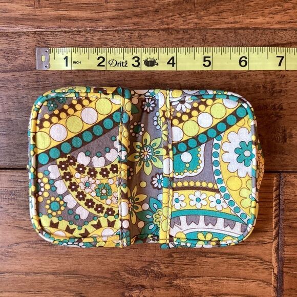 𝅺VERA Bradley Lemon Parfait Card Holder Wallet 100% Cotton Retired Pattern - Picture 7 of 7
